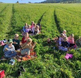 Jak se z venkovního učení stal piknik v trávě